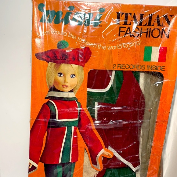 Vintage 1973 Mimi the Singing Doll Two Outfits and records! New Old Stock! NOS - Picture 2 of 13